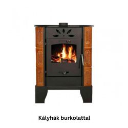 Fatüzelésű kályha burkolattal